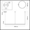 9a933e1520293c748769cfcda6d0c0e5 6530/67L LEDIO LN26 262 чёрный Светильник подвесной LED 67W 3000/4000/6000К 220V ECHO