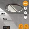 9c105b95bfd319b148f61c3ac6371fd2 5240/64CL LEDIO LN26 289 белый, черный, серый Люстра потолочная диммир. с ДУ LED 64W 220V TARO