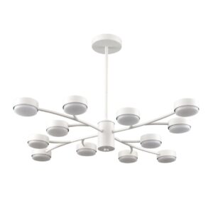 9c521292a48965e71f33676f69b8e414 8265/12 COMFI LN26 233 металл, белый Люстра GX53 LED 12*7W 220V TORINA