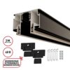 9c54aee27180bbd91c7eba4607b3a2c1 135328 NT25 000 черный Шинопровод для монтажа в натяжной потолок 3м (CLAMP) IP20 48V FLUM