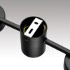 9ce8d838b9f2b4f65a3eaffb6e993e6f 8187/4C COMFI LN26 249 черный, металл Люстра потолочная LED GX53 4*7W 220V SANATA