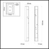 9e017bf7023414a3b118b1c264fce45c 6681/12WL HIGHTECH ODL24 237 Настенный светильник антич бронза/металл/хрусталь IP20 LED 12W 600Лм 4000K MIRADA