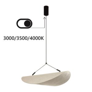 9e72e211238fa398ec02498f9efdd214 7067/30L L-VISION ODL25 191 Подвесной светильник металл/нетканный шелк/черн IP20 LED 20W 3000/3500/4000K 220V SILK