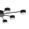 9e9e15bc786d198aa1945ed9395c3f57 8344/8C COMFI LN26 251 черный, металл Люстра GX53 LED 8*7W 220V TORINA