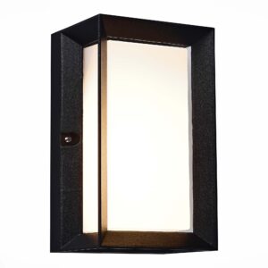 SL077.411.01_01W SL077.411.01 Светильник уличный настенный ST-Luce Черный/Белый LED 1*6W 3000K