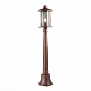 SL080.415.01_01W SL080.415.01 Светильник уличный наземный ST-Luce Темный кофе/Прозрачный, Темный кофе E27 1*60W
