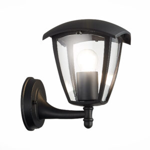 SL081.401.01_01W SL081.401.01 Светильник уличный настенный ST-Luce Черный/Черный, Прозрачный E27 1*40W