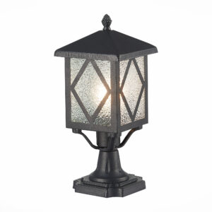 SL084.405.01_01W SL084.405.01 Светильник уличный наземный ST-Luce Черный/Черный, Прозрачный E27 1*60W