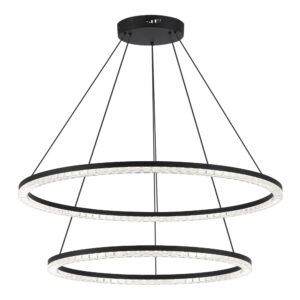 SL1018.403.02_01W SL1018.403.02 Светильник подвесной ST-Luce черный/прозрачный LED 1*96W 4000K