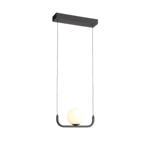 SL1581.403.01_01W SL1581.403.01 Светильник подвесной ST-Luce Черный/Белый LED 1*8W 3200K
