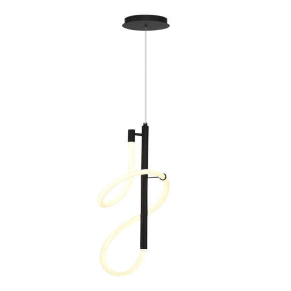 SL6102.403.16_01W SL6102.403.16 Светильник подвесной ST-Luce Черный/Белый LED 1*16W 3000K