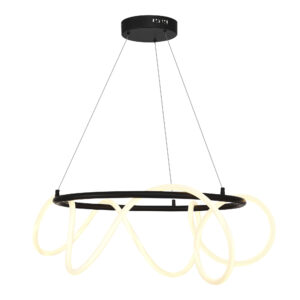 SL6102.403.55 Светильник подвесной ST-Luce Черный/Белый LED 1*35W 3000K
