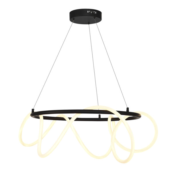 SL6102.403.55 Светильник подвесной ST-Luce Черный/Белый LED 1*35W 3000K