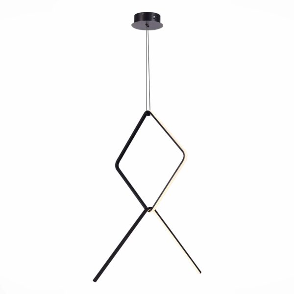 SL6113.443.01_01W SL6113.443.01 Светильник подвесной ST-Luce Черный LED 1*50W 3000K
