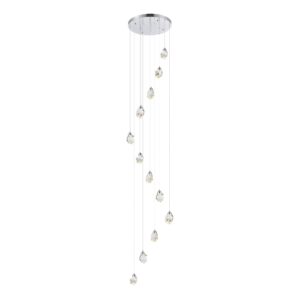 SL6114.103.12_01W SL6114.103.12 Светильник подвесной ST-Luce Хром/Прозрачный LED 12*3W 3000K