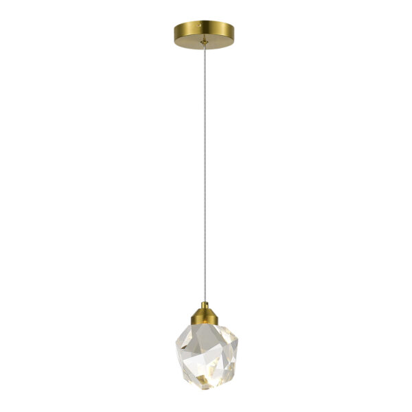 SL6114.203.01_01W SL6114.203.01 Подвес ST-Luce Золотистый/Прозрачный LED 1*3W 3000K