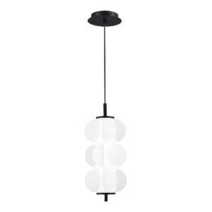SL6121.403.01_01W SL6121.403.01 Светильник подвесной ST-Luce Черный/Белый LED 1*9W 3000K