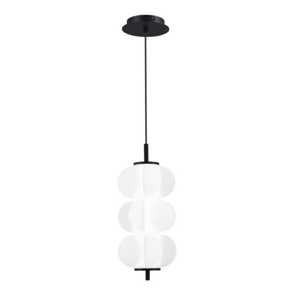 SL6121.403.01_01W SL6121.403.01 Светильник подвесной ST-Luce Черный/Белый LED 1*9W 3000K