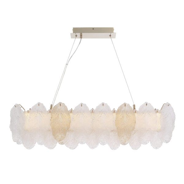 SL6135.233.01 Светильник подвесной ST-Luce золото/прозрачный, янтарный LED 1*24W 3000K