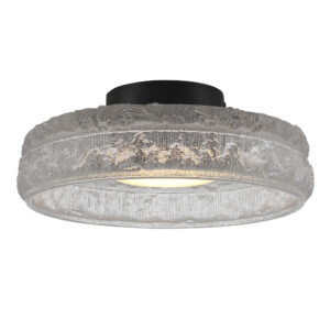 SL6143.402.01_01W SL6143.402.01 Светильник потолочный ST-Luce черный/прозрачный LED 1*15W 4000K