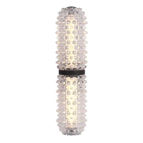 SL6144.401.01_01W SL6144.401.01 Светильник настенный ST-Luce черный/прозрачный LED 1*11W 4000K