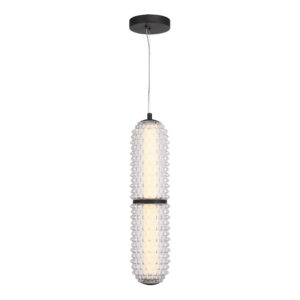 SL6144.403.01 Светильник подвесной ST-Luce черный/прозрачный LED 1*22W 4000K