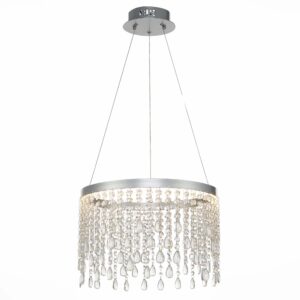 SL6201.103.24 Люстра подвесная ST-Luce Серебристый/Прозрачный LED 1*24W 3000K/4000K/6000K