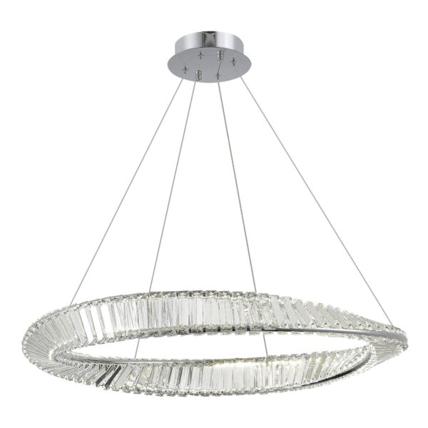 SL6204.111.01_01W SL6204.111.01 Светильник подвесной ST-Luce Хром/Прозрачный LED 1*45W 4000K