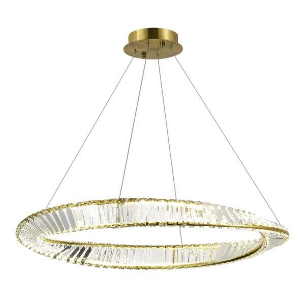 SL6204.311.01_01W SL6204.311.01 Светильник подвесной ST-Luce Латунь/Прозрачный LED 1*45W 4000K