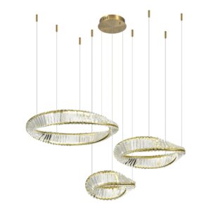 SL6204.311.03 Светильник подвесной ST-Luce Латунь/Прозрачный LED 1*97W 4000K