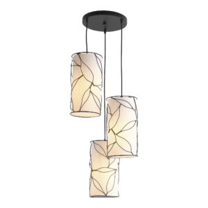 SL6228.403.03_01W SL6228.403.03 Светильник подвесной ST-Luce Черный/Бежевый E27 3*60W