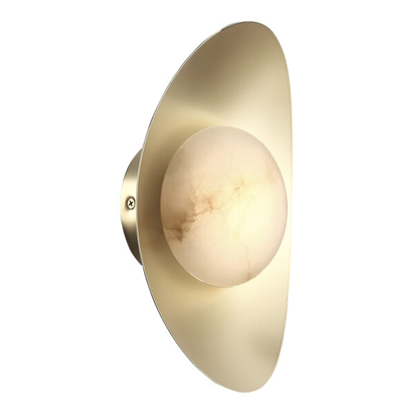 SL6229.211.01_01W SL6229.211.01 Светильник настенный ST-Luce Золотистый/Алебастр LED 1*7W 3000K