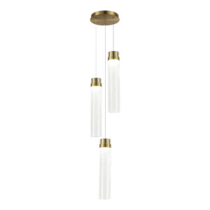 SL6236.303.03_01W SL6236.303.03 Светильник подвесной ST-Luce Латунь/Прозрачный LED 3*12W 4000K