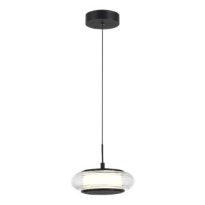 SL6239.403.01 Светильник подвесной ST-Luce черный/прозрачный LED 1*7W 3000K