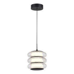 SL6239.403.03 Светильник подвесной ST-Luce черный/прозрачный LED 1*16W 3000K