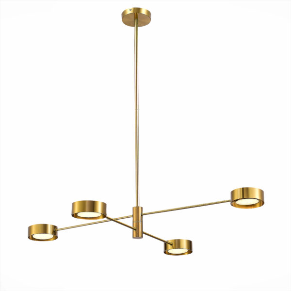 SL6504.302.04_01W SL6504.302.04 Светильник потолочный ST-Luce Латунь/Латунь LED 4*5W 3000K