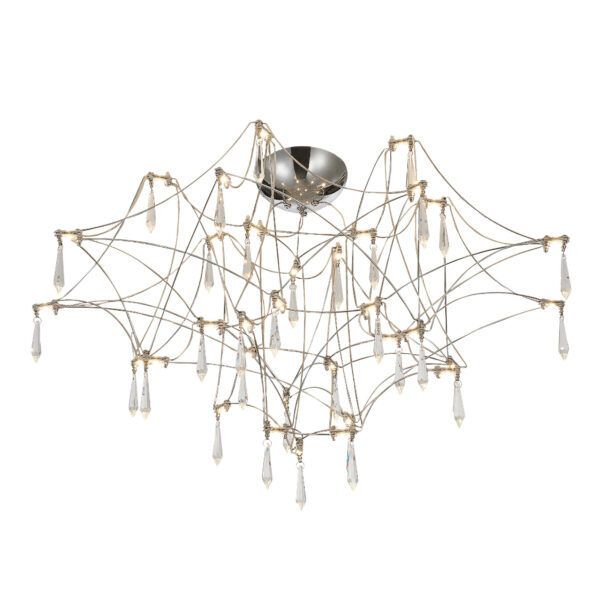 SL6601.102.78_01W SL6601.102.78 Светильник потолочный ST-Luce Хром/Прозрачный LED 78*0,35W 3000K