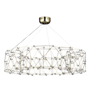SL6602.203.72_01W SL6602.203.72 Светильник подвесной ST-Luce Золотистый/Прозрачный LED 1*72W 4000K