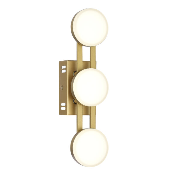 SL6610.201.03_01W SL6610.201.03 Светильник настенный ST-Luce золотистый/белый LED 1*6W 4000K
