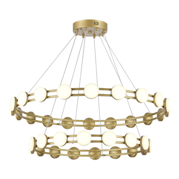 SL6610.203.36_01W SL6610.203.36 Светильник подвесной ST-Luce золотистый/белый LED 1*70W 4000K