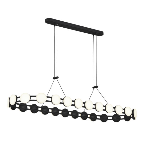 SL6610.403.26_01W SL6610.403.26 Светильник подвесной ST-Luce черный/белый LED 1*50W 4000K