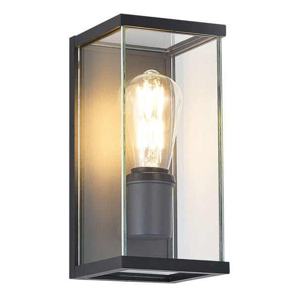 SL9019.701.01_01W SL9019.701.01 Светильник уличный настенный ST-Luce темно-серый E27 1*15W