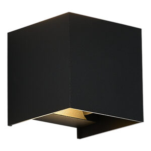 SL9513.401.01 Светильник уличный настенный ST-Luce черный/черный LED 1*10W 2700K