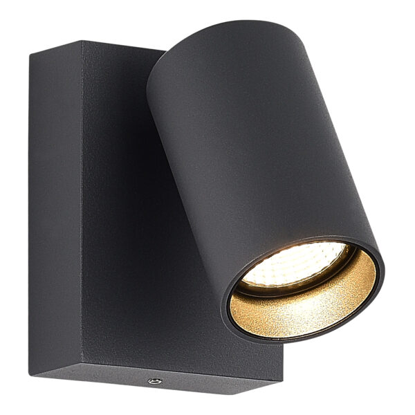 SL9515.701.01_01W SL9515.701.01 Светильник уличный настенный ST-Luce серый/белый LED 1*9W 3000K
