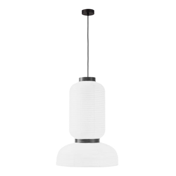 SLE6021-503-02 Светильник подвесной черный/белый D350*H500mm E27 2*60W