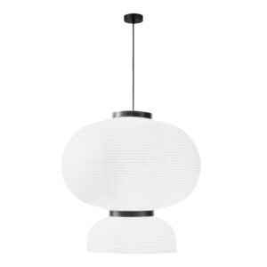 SLE6021-513-02_01W SLE6021-513-02 Светильник подвесной черный/белый D450*H480mm E27 2*60W