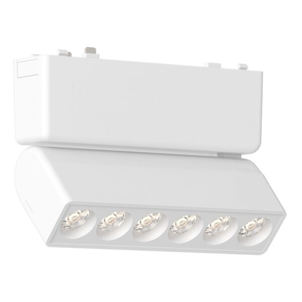 ST675.536.06_01W ST675.536.06 Магнитный трековый светильник Белый LED 1*6W 3000K 360Lm Ra>90 IP20 L122xW26xH80 48V