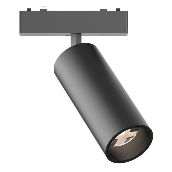 ST677.436.18_01W ST677.436.18 Магнитный трековый светильник Черный LED 1*18W 3000K 1 060Lm Ra>90 IP20 D55xH135 48V