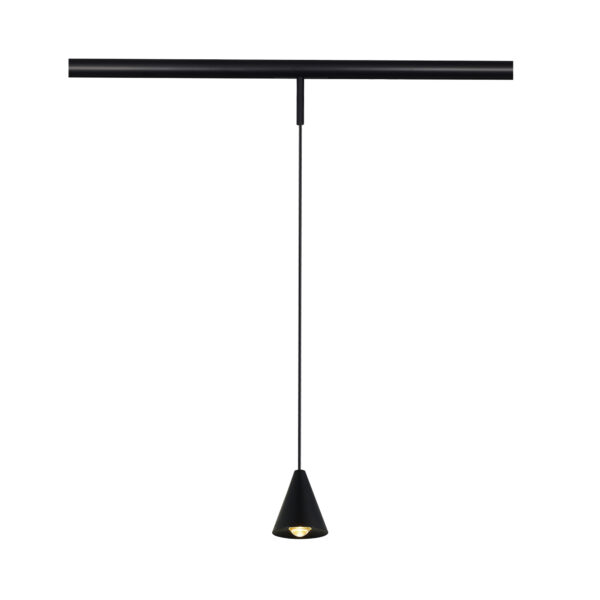 ST689.436.05_01W ST689.436.05 Магнитный трековый светильник Черный LED 1*5W 3000K Lm350 Ra>80 60° IP20 D80xH98 24V