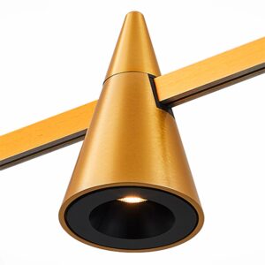 ST813.246.05_01W ST813.246.05 Магнитный трековый светильник FARM Золотистый LED 1*5W 4000K 272Lm Ra90 60 IP20 D70xH1